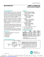 MAX2640EUT datasheet pdf MAXIM - Dallas Semiconductor