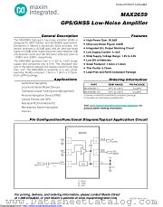 MAX2659ELT+TG47 datasheet pdf MAXIM - Dallas Semiconductor