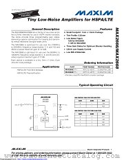MAX2666 datasheet pdf MAXIM - Dallas Semiconductor