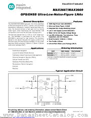 MAX2669EWT+ datasheet pdf MAXIM - Dallas Semiconductor