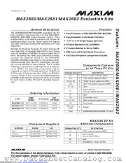 MAX2680EVKIT# datasheet pdf MAXIM - Dallas Semiconductor