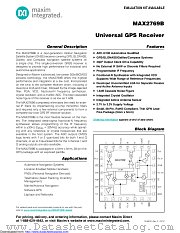 MAX2769BETI/V+T datasheet pdf MAXIM - Dallas Semiconductor