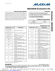 MAX2838EVKIT datasheet pdf MAXIM - Dallas Semiconductor