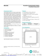 MAX2980CCB+D datasheet pdf MAXIM - Dallas Semiconductor