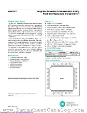 MAX2981GCB/V+ datasheet pdf MAXIM - Dallas Semiconductor