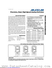 MAX301CPE+ datasheet pdf MAXIM - Dallas Semiconductor