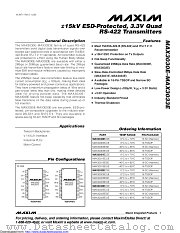 MAX3032EEUE-T datasheet pdf MAXIM - Dallas Semiconductor