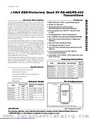MAX3042BEWE+ datasheet pdf MAXIM - Dallas Semiconductor