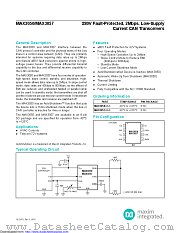 MAX3050ASA+T datasheet pdf MAXIM - Dallas Semiconductor