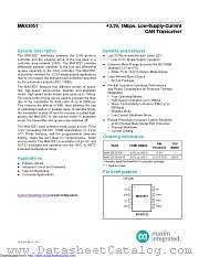MAX3051EKA datasheet pdf MAXIM - Dallas Semiconductor