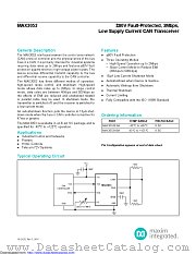 MAX3053ASA+ datasheet pdf MAXIM - Dallas Semiconductor