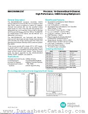 MAX306EQI+T datasheet pdf MAXIM - Dallas Semiconductor