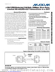 MAX3060EEKA#G16 datasheet pdf MAXIM - Dallas Semiconductor