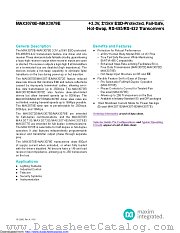 MAX3070EESD+T datasheet pdf MAXIM - Dallas Semiconductor