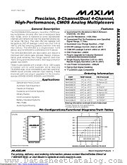 MAX309CSE+ datasheet pdf MAXIM - Dallas Semiconductor