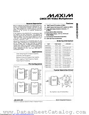 MAX311EWN+ datasheet pdf MAXIM - Dallas Semiconductor