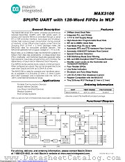 MAX3108EWA+T datasheet pdf MAXIM - Dallas Semiconductor