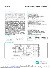 MAX3109ETJ+ datasheet pdf MAXIM - Dallas Semiconductor