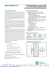 MAX3110EENI+G36 datasheet pdf MAXIM - Dallas Semiconductor
