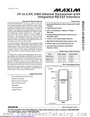 MAX3130EAI+ datasheet pdf MAXIM - Dallas Semiconductor