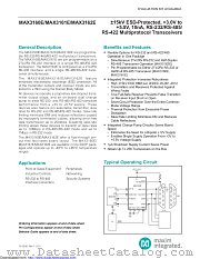MAX3162EAI+ datasheet pdf MAXIM - Dallas Semiconductor