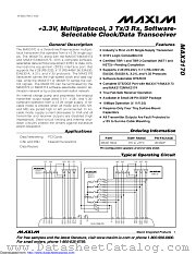 MAX3170CAI+ datasheet pdf MAXIM - Dallas Semiconductor