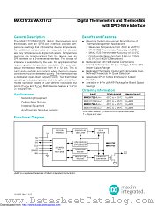 MAX31722MUA+ datasheet pdf MAXIM - Dallas Semiconductor