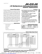 MXL1544CAI-T datasheet pdf MAXIM - Dallas Semiconductor