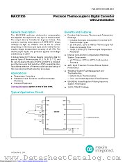 MAX31856MUD+T datasheet pdf MAXIM - Dallas Semiconductor