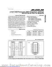 MAX3186EAP-T datasheet pdf MAXIM - Dallas Semiconductor
