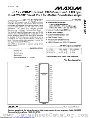 MAX3187CAX+ datasheet pdf MAXIM - Dallas Semiconductor