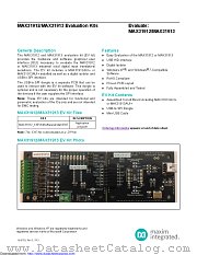 MAX31913EVKIT datasheet pdf MAXIM - Dallas Semiconductor