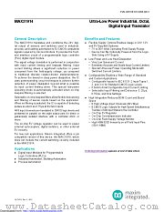 MAX31914AUI+ datasheet pdf MAXIM - Dallas Semiconductor