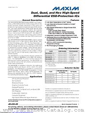 MAX3205EATE+T datasheet pdf MAXIM - Dallas Semiconductor