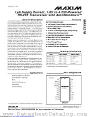 MAX3218CAP+ datasheet pdf MAXIM - Dallas Semiconductor