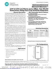 MAX3232ICAE datasheet pdf MAXIM - Dallas Semiconductor