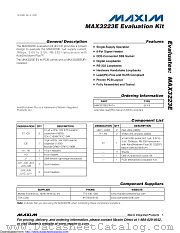 MAX3223EEVKIT datasheet pdf MAXIM - Dallas Semiconductor