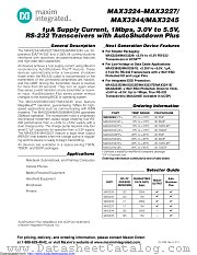 MAX3244CAI+ datasheet pdf MAXIM - Dallas Semiconductor