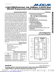 MAX3235EEPP+G36 datasheet pdf MAXIM - Dallas Semiconductor