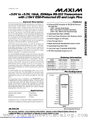 MAX3238ECAI+ datasheet pdf MAXIM - Dallas Semiconductor