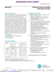 MAX32555-LNJ+ datasheet pdf MAXIM - Dallas Semiconductor