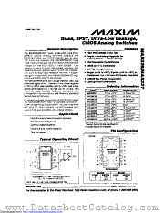 MAX327CEE+T datasheet pdf MAXIM - Dallas Semiconductor