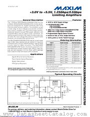MAX3269CUB+T datasheet pdf MAXIM - Dallas Semiconductor