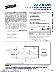 MAX3272AEGP-T datasheet pdf MAXIM - Dallas Semiconductor