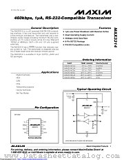 MAX3314CSA+ datasheet pdf MAXIM - Dallas Semiconductor