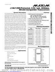 MAX3316ECAE+ datasheet pdf MAXIM - Dallas Semiconductor