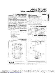 MAX333EPP+ datasheet pdf MAXIM - Dallas Semiconductor