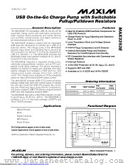 MAX3353EEBP+T datasheet pdf MAXIM - Dallas Semiconductor