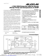 MAX3355EEBC-T datasheet pdf MAXIM - Dallas Semiconductor