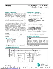 MAX3362EKA-TG0N datasheet pdf MAXIM - Dallas Semiconductor